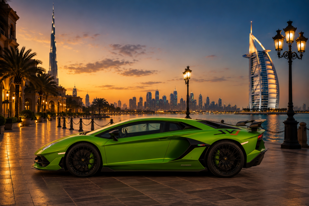 Lamborghini Aventador SVJ Rental Dubai